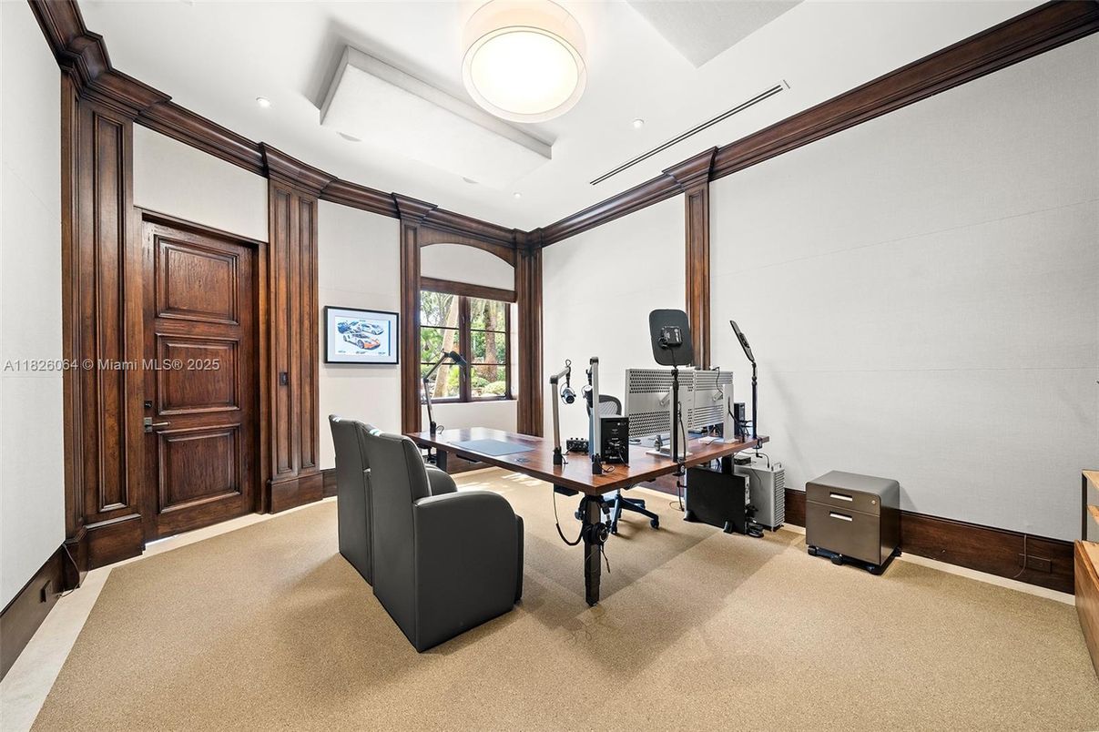 Home Office, Interior, Recessed Lighting