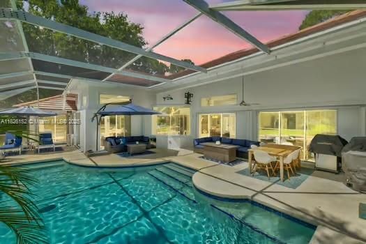 Glass Ceilings, Interior, Pool, Sun Room