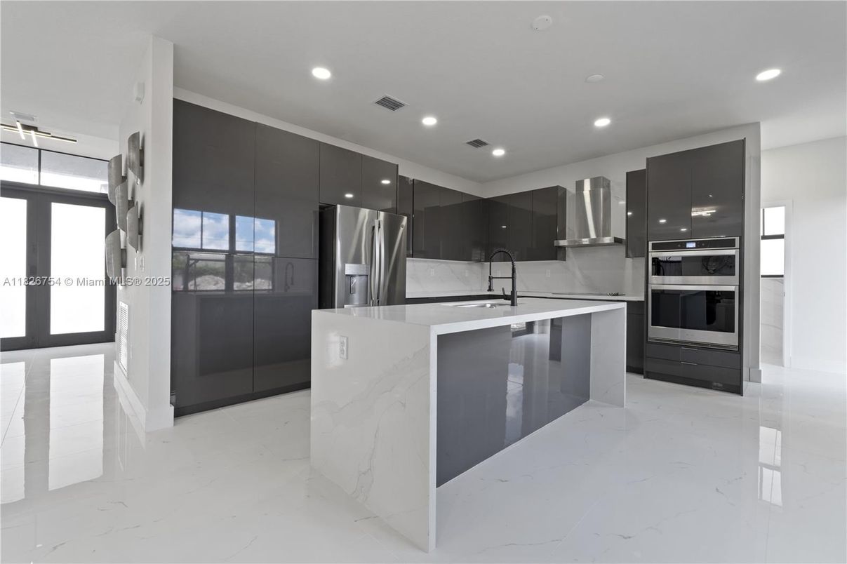 Interior, Kitchen, Recessed Lighting, Stainless Steel Appliances