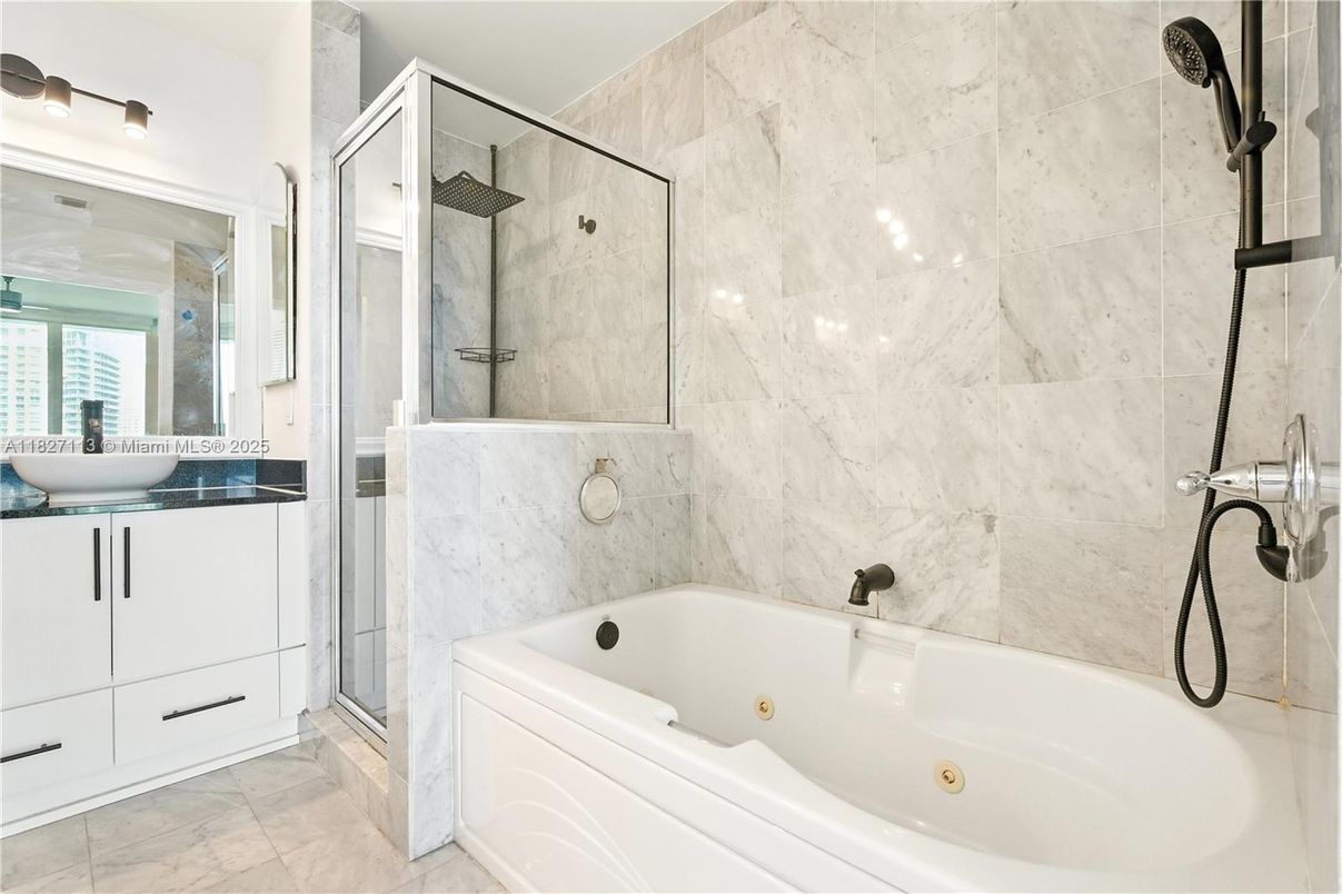 Bathroom, Glass Shower, Interior, Marble, Marble Walls