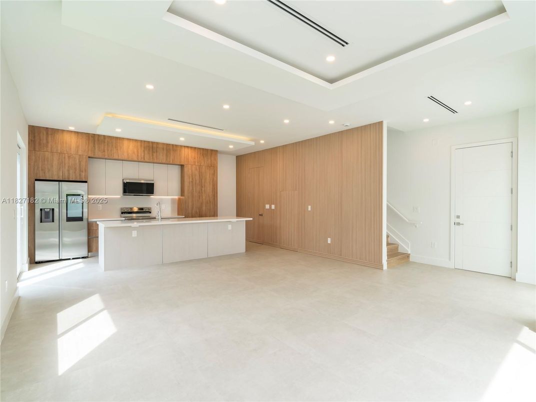 Interior, Kitchen, Recessed Lighting, Stainless Steel Appliances