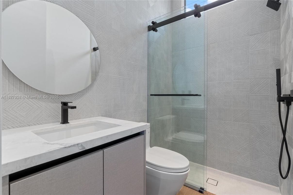 Bathroom, Glass Shower, Interior