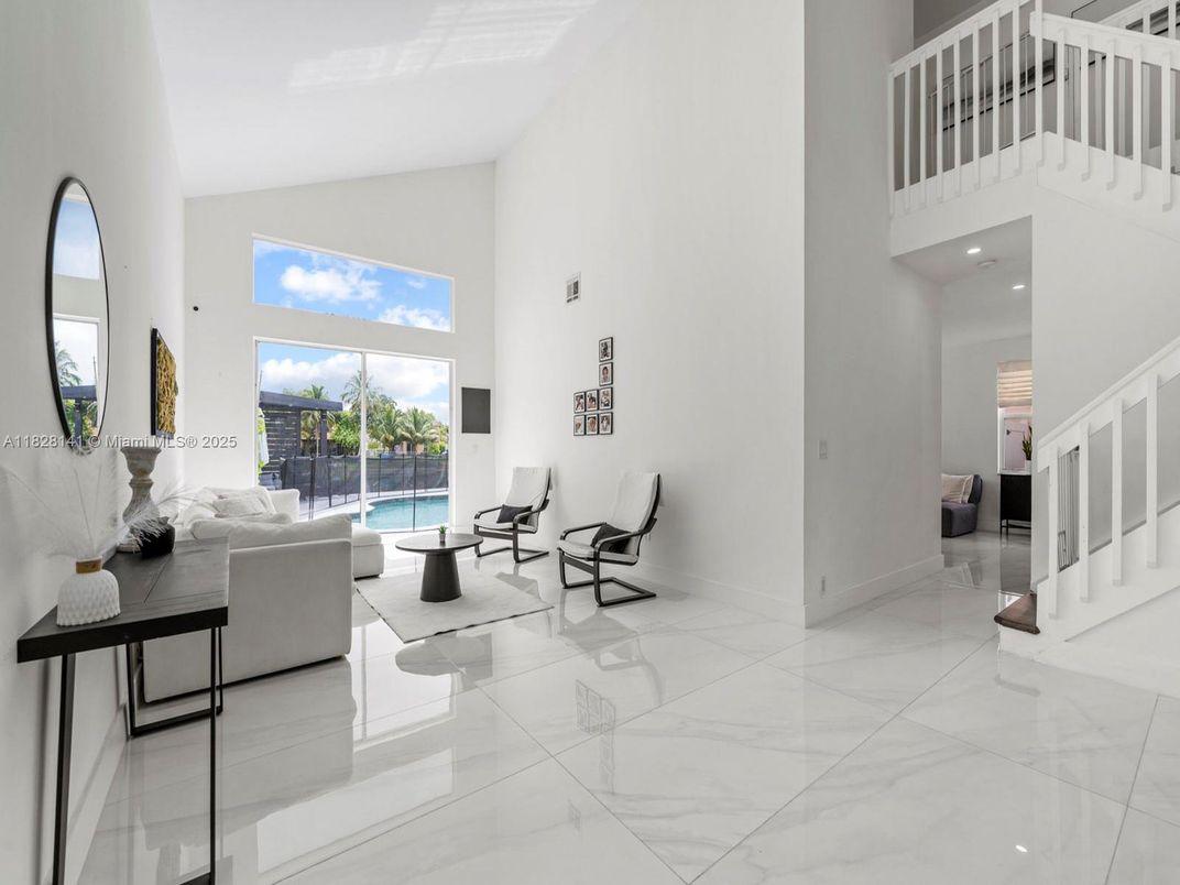 Interior, Living room, Marble, Recessed Lighting