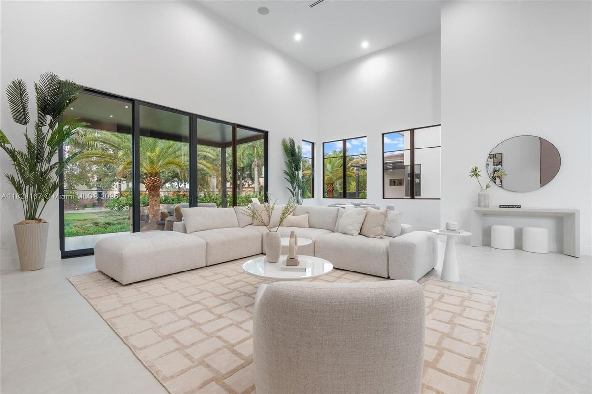 Interior, Living room, Recessed Lighting