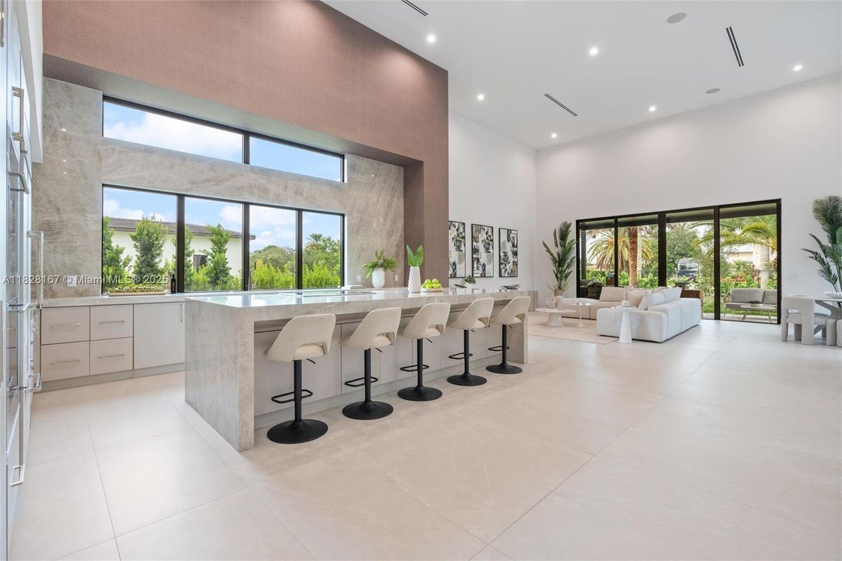 Interior, Living room, Recessed Lighting