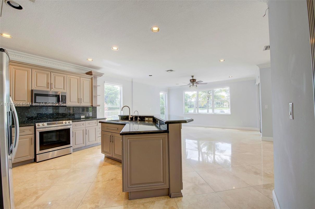 Interior, Kitchen, Recessed Lighting, Stainless Steel Appliances