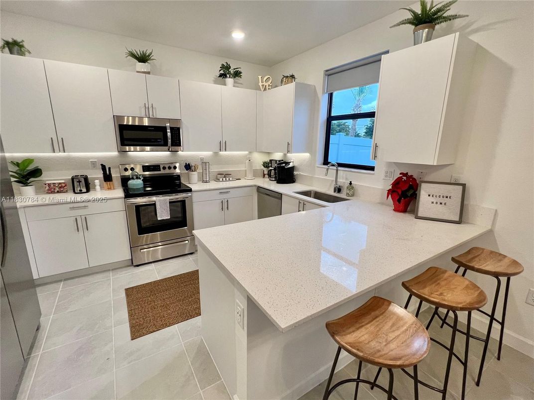 Interior, Kitchen, Recessed Lighting, Stainless Steel Appliances