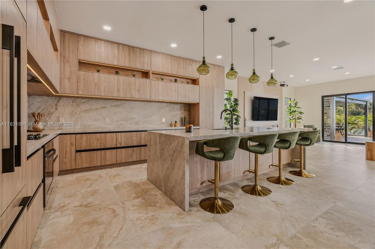 Interior, Kitchen, Pendant Lights, Recessed Lighting