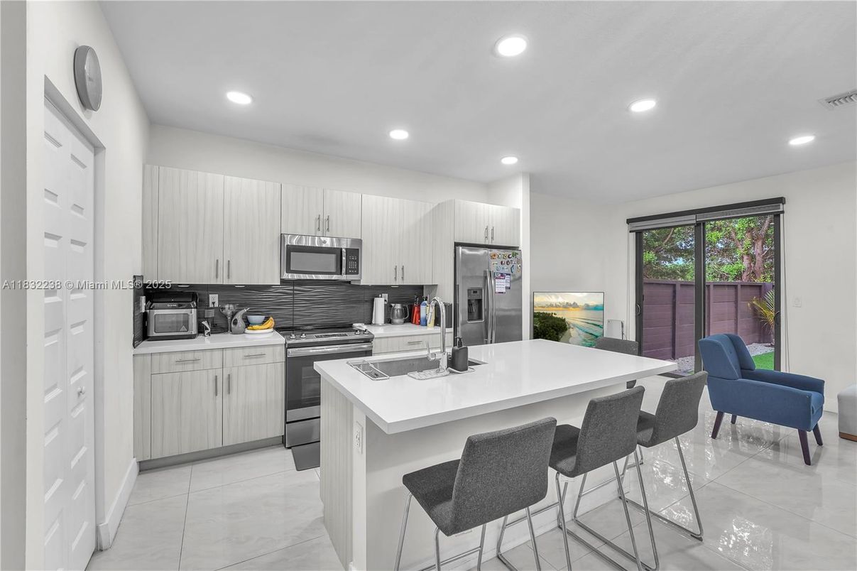 Interior, Kitchen, Recessed Lighting, Stainless Steel Appliances