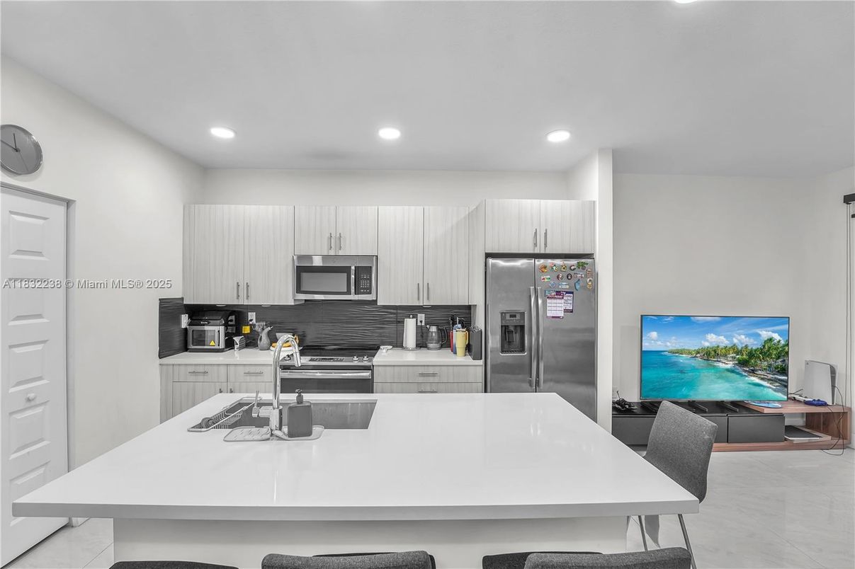 Interior, Kitchen, Recessed Lighting, Stainless Steel Appliances