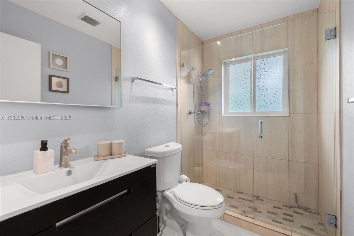 Bathroom, Glass Shower, Interior