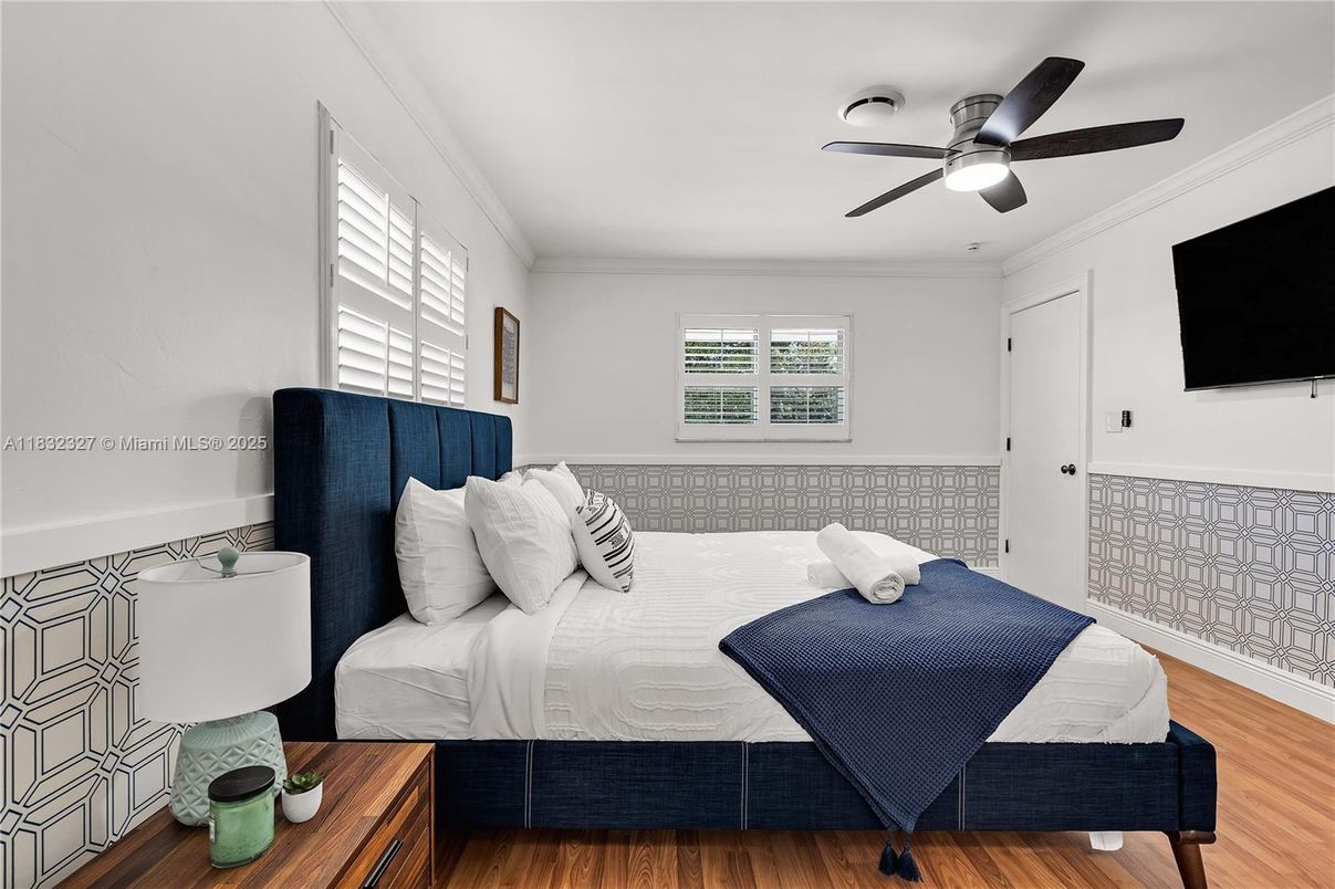 Bedroom, Interior, Wood Texture Flooring