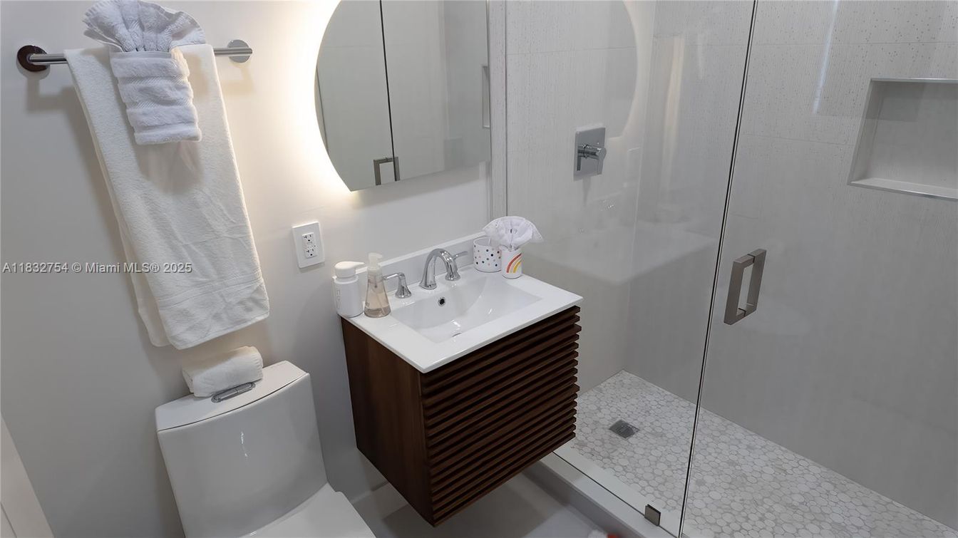 Bathroom, Glass Shower, Interior