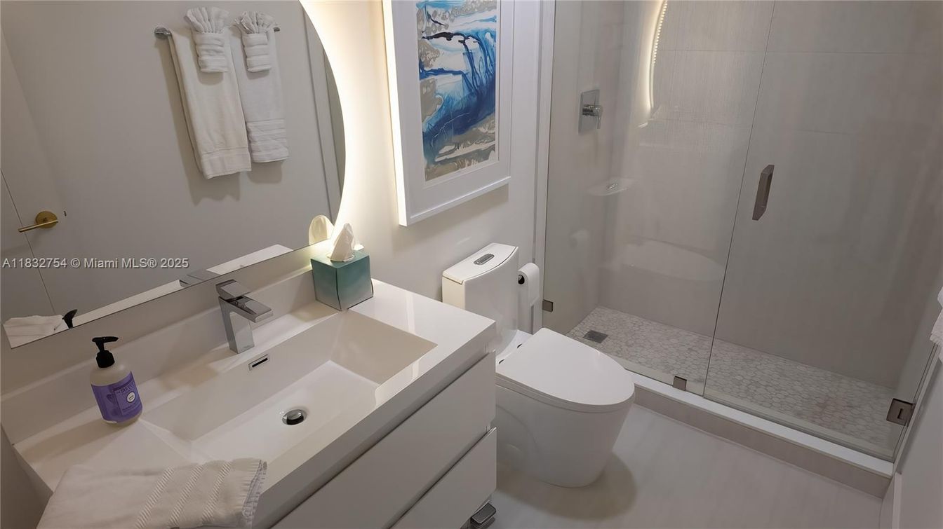 Bathroom, Glass Shower, Interior