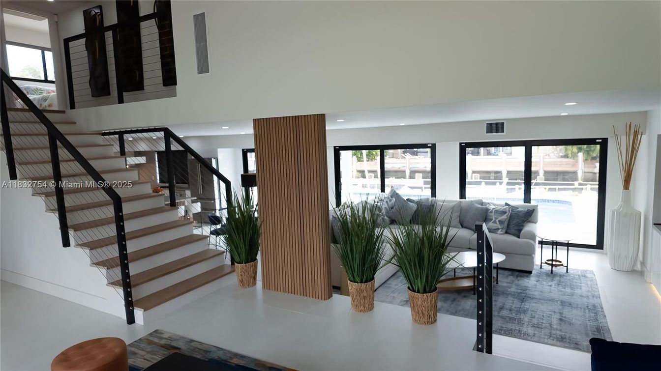 Interior, Living room, Recessed Lighting