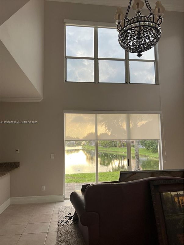 Chandelier, Interior, Water