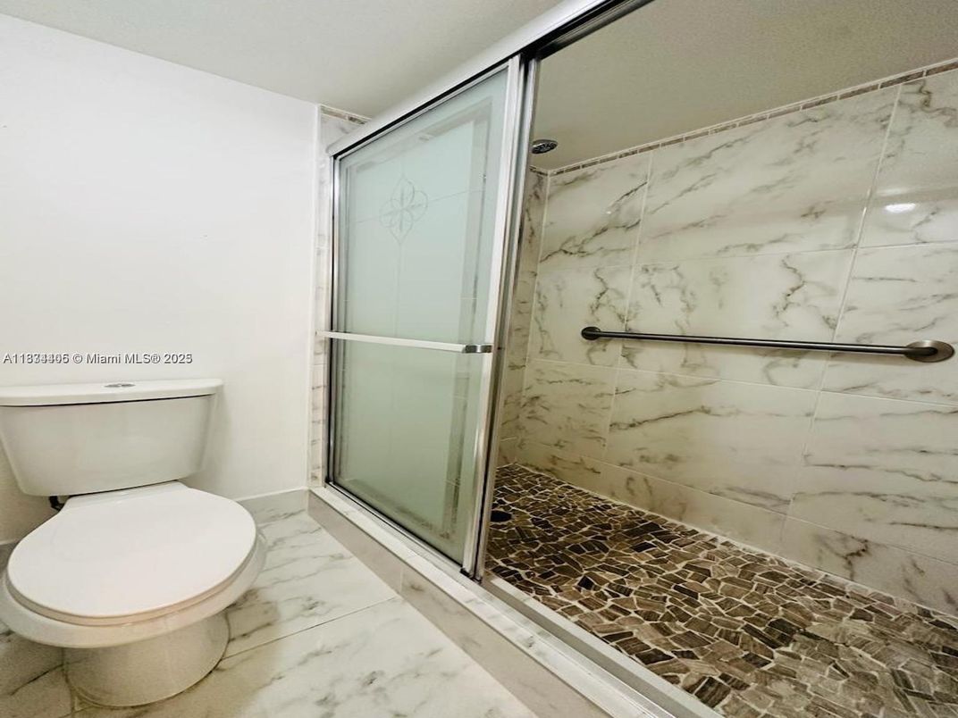 Bathroom, Glass Shower, Interior, Marble, Marble Walls