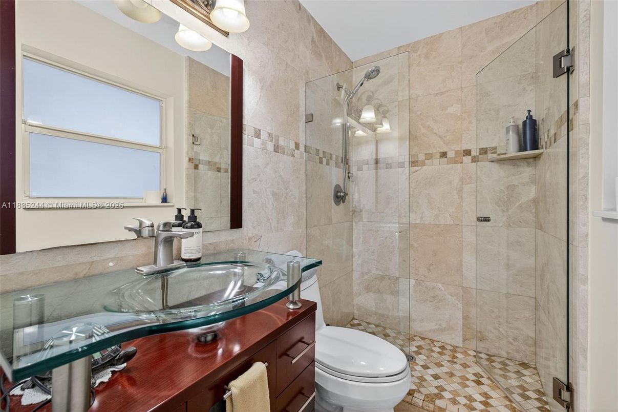 Bathroom, Glass Shower, Interior