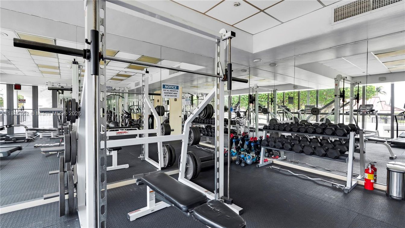 Fitness Equipment, Gym, Interior