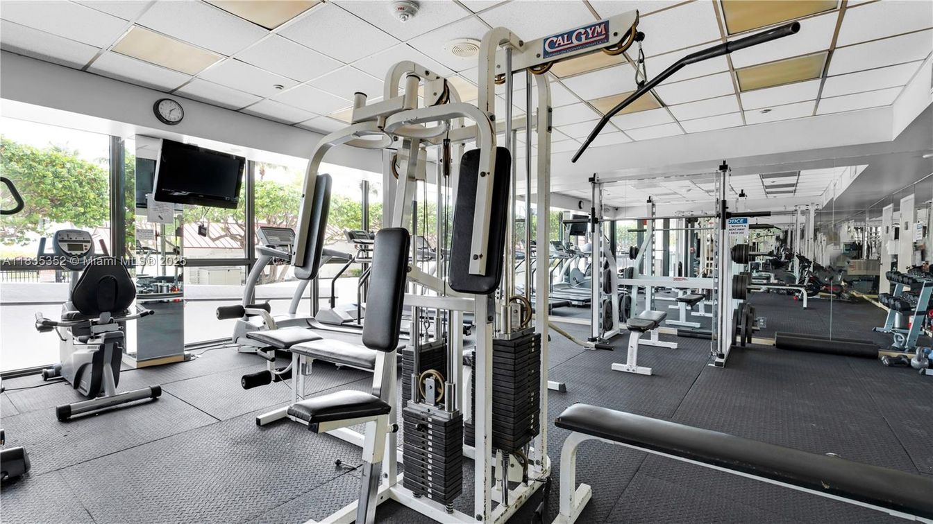 Fitness Equipment, Gym, Interior