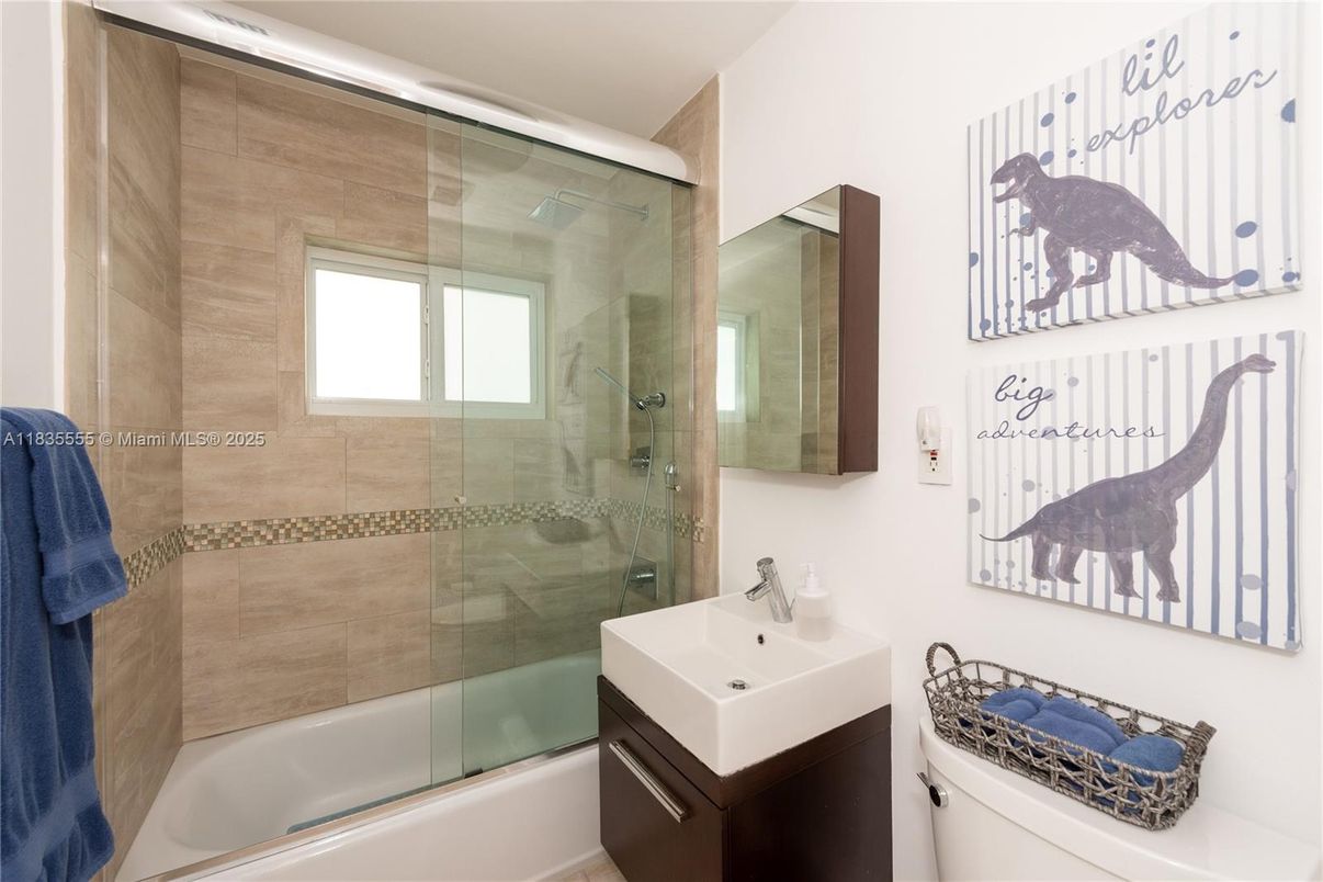 Bathroom, Glass Shower, Interior