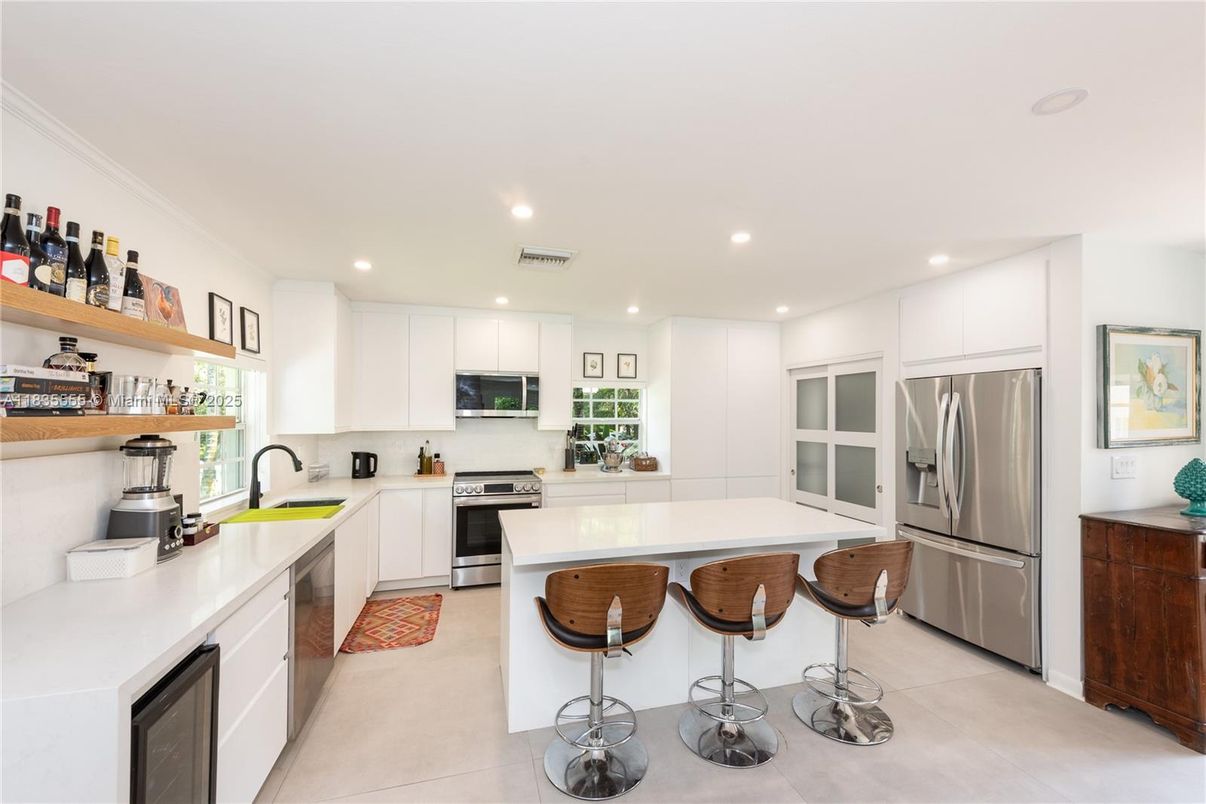 Interior, Kitchen, Recessed Lighting, Stainless Steel Appliances