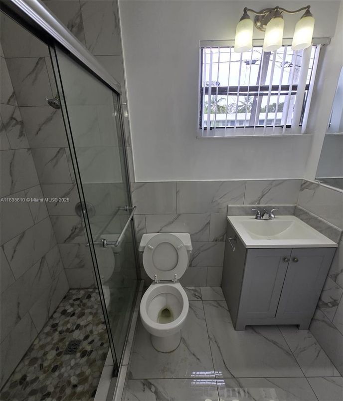 Bathroom, Glass Shower, Interior, Marble, Marble Walls