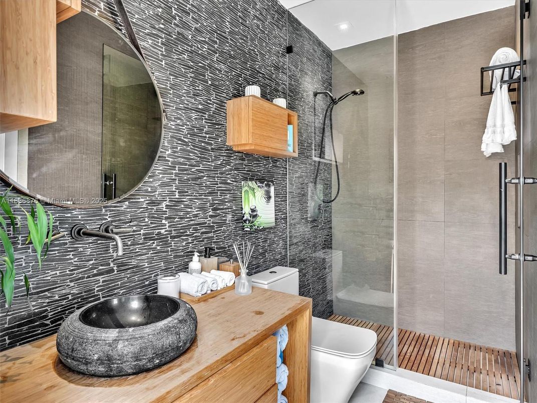 Bathroom, Glass Shower, Interior