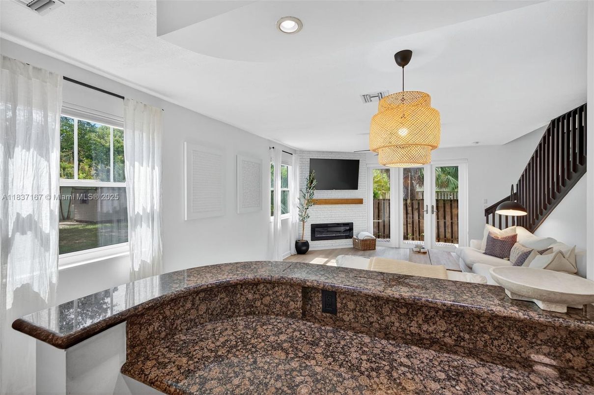 Fireplace, Interior, Pendant Lights, Recessed Lighting