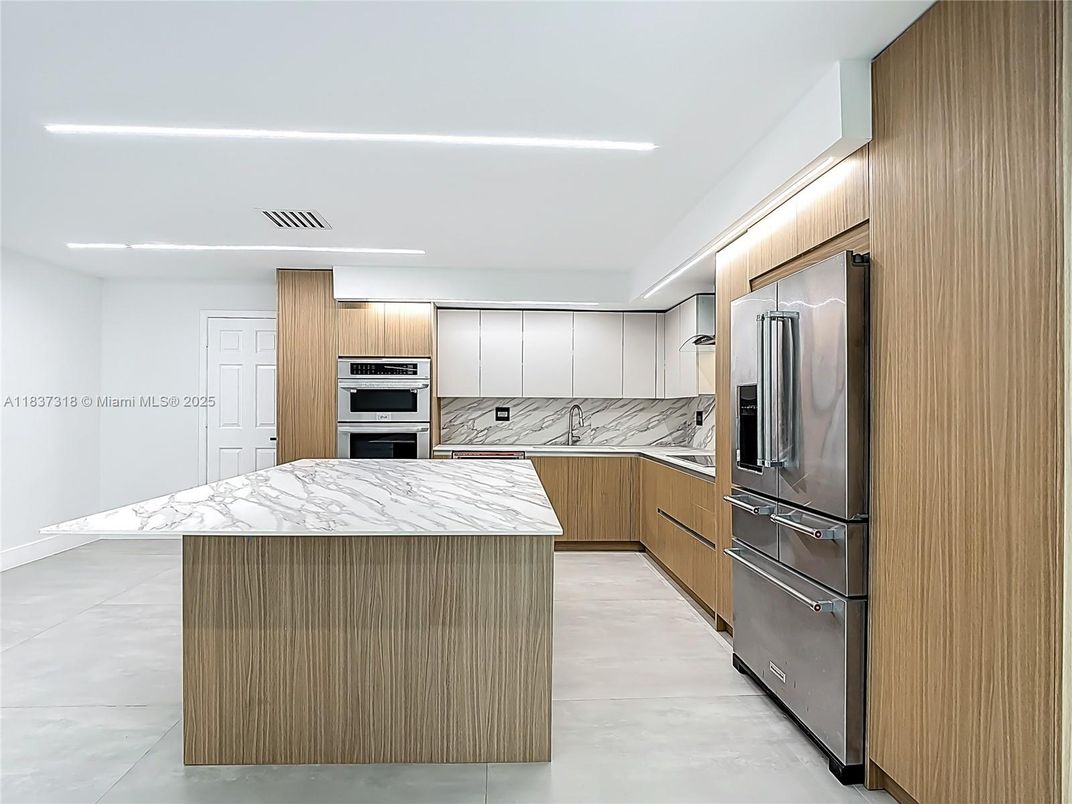 Interior, Kitchen, Recessed Lighting, Stainless Steel Appliances