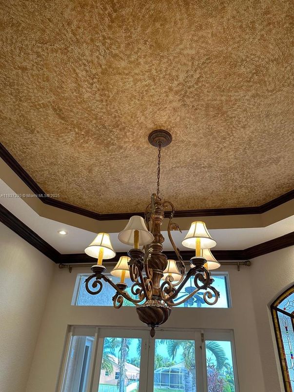 Chandelier, Interior, Recessed Lighting