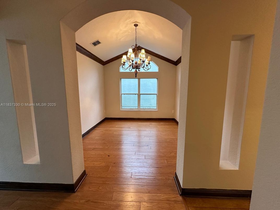 Chandelier, Empty room, Interior, Wood Texture Flooring