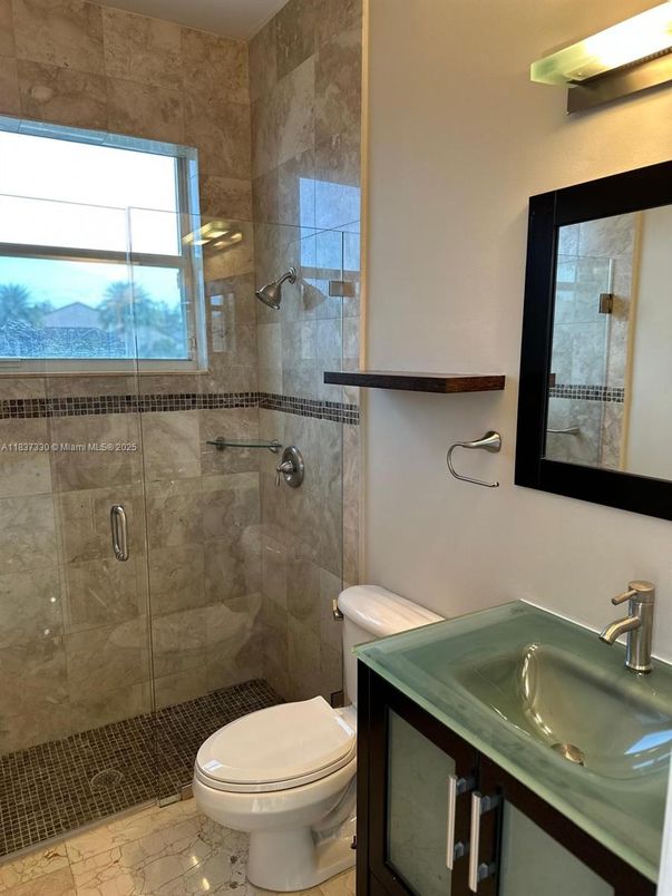 Bathroom, Glass Shower, Interior