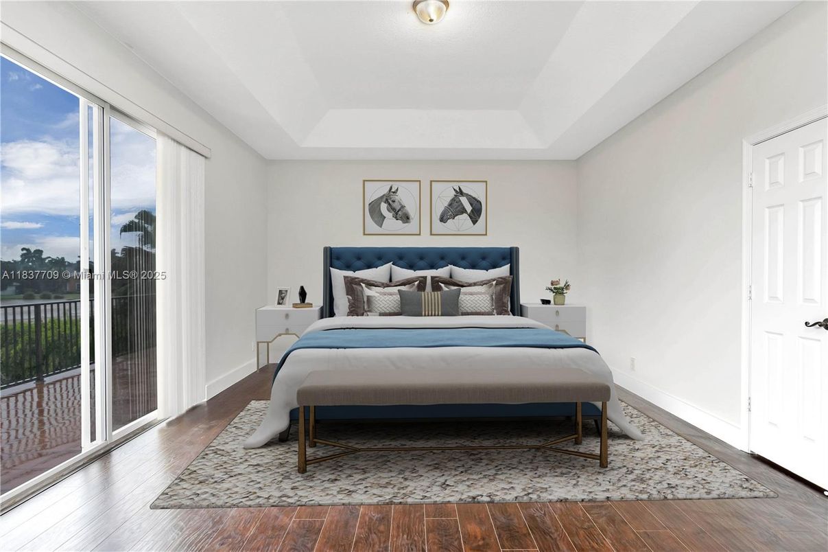 Bedroom, Interior, Wood Texture Flooring