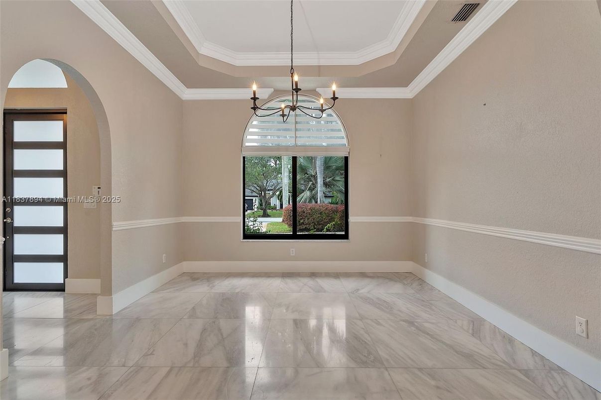 Chandelier, Empty room, Interior, Marble