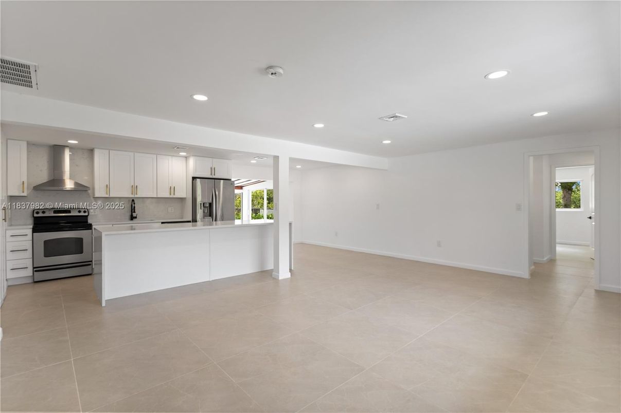 Interior, Kitchen, Recessed Lighting, Stainless Steel Appliances