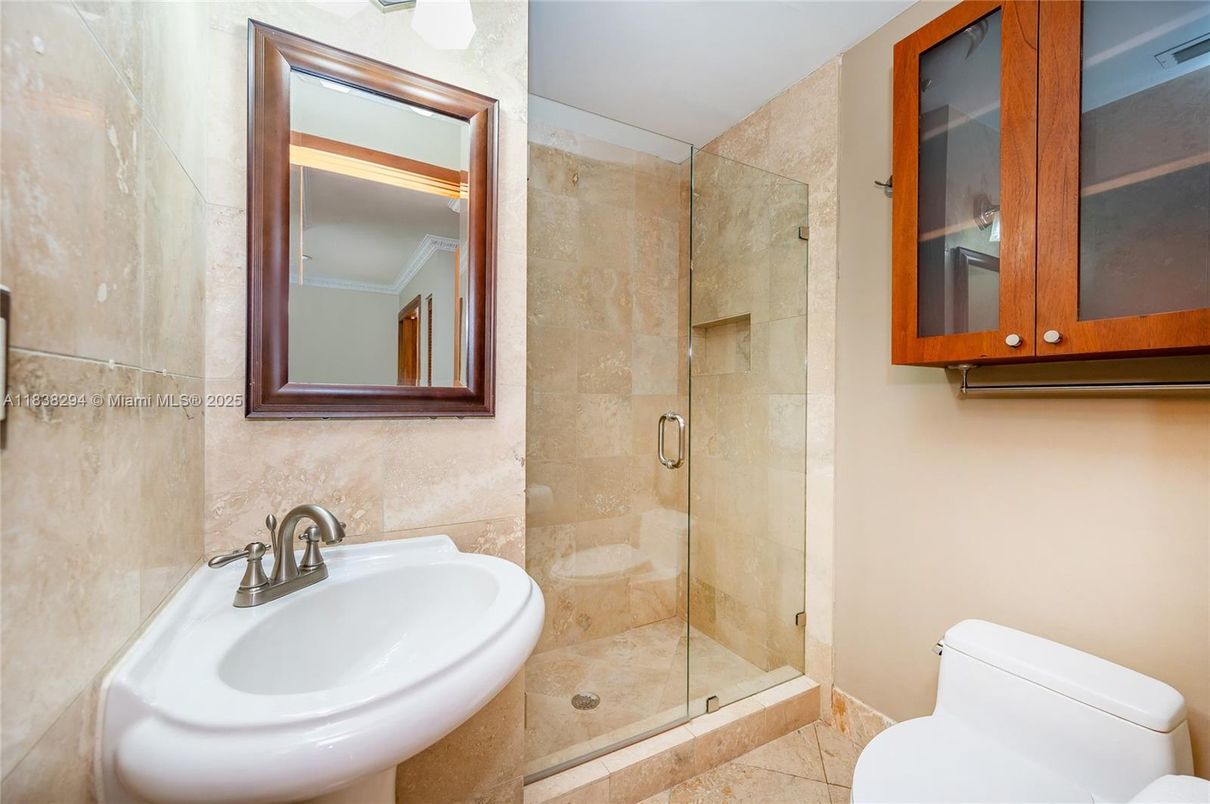 Bathroom, Glass Shower, Interior