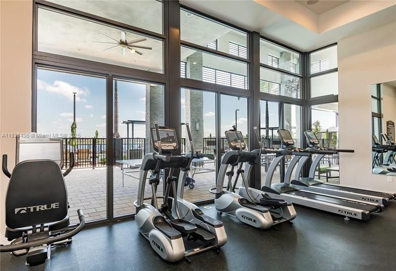 Fitness Equipment, Gym, Interior