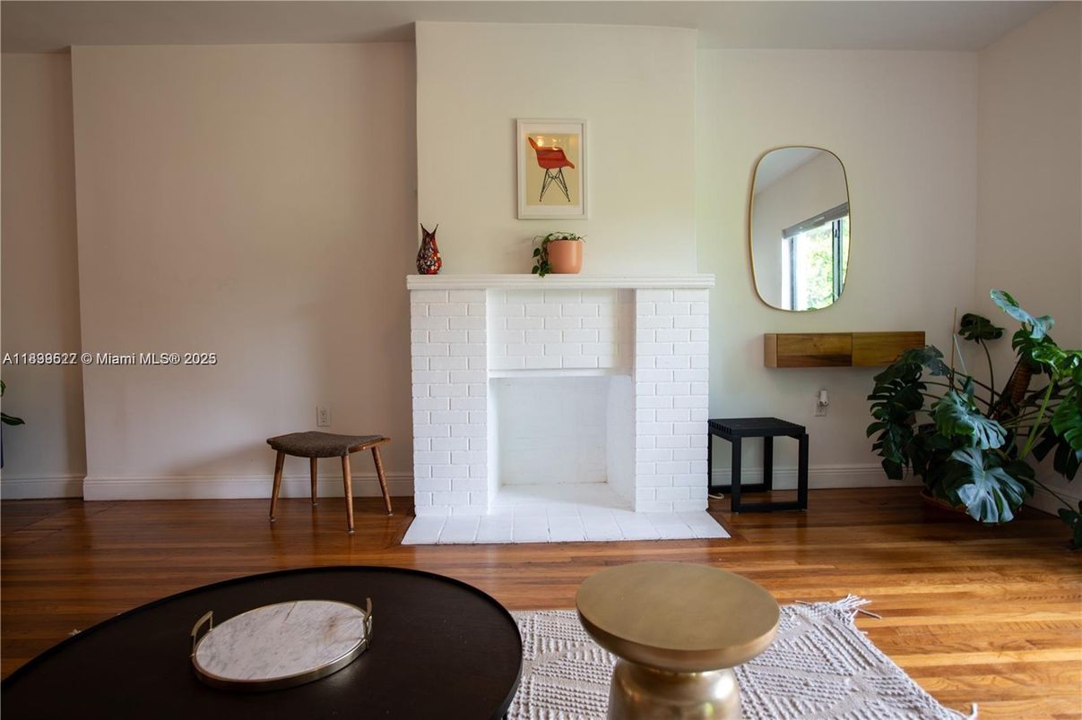 Fireplace, Interior, Wood Texture Flooring