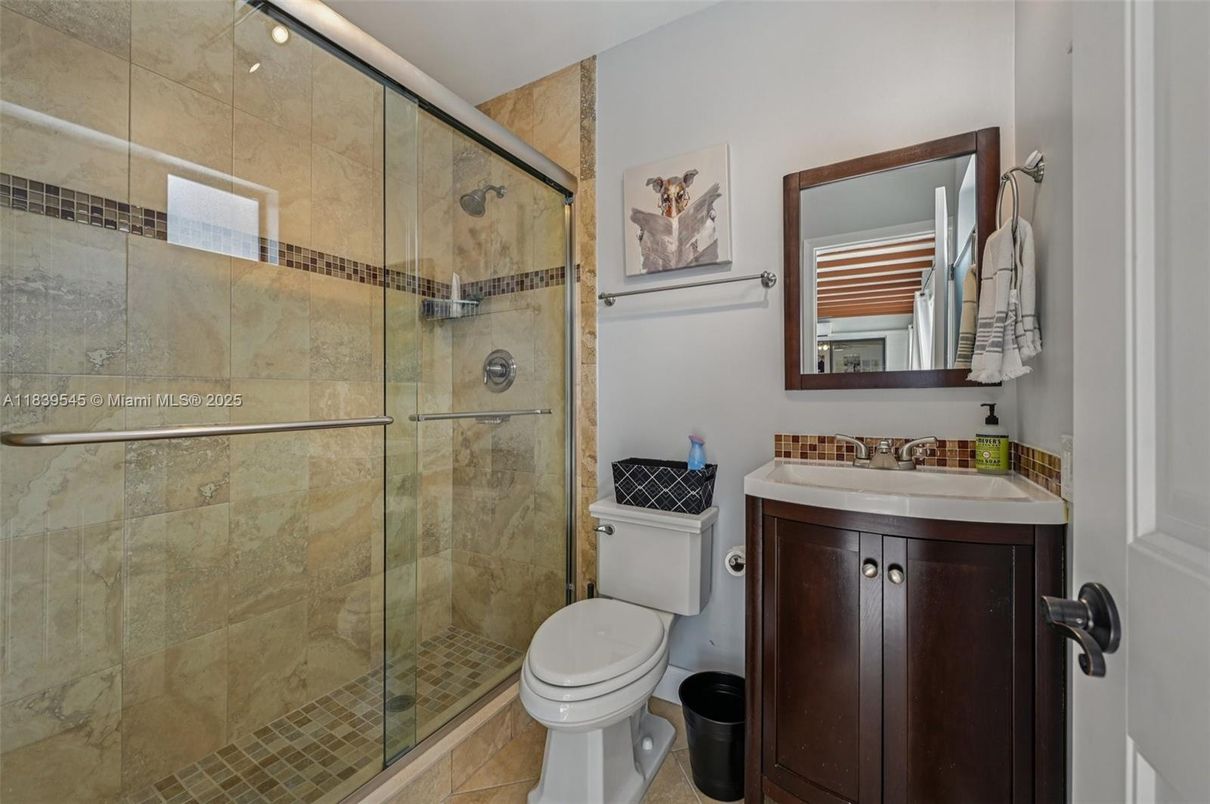 Bathroom, Glass Shower, Interior