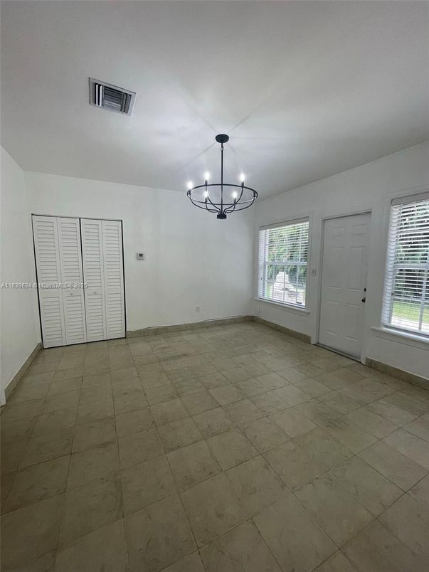 Chandelier, Empty room, Interior