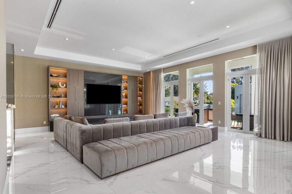 Interior, Living room, Marble, Recessed Lighting