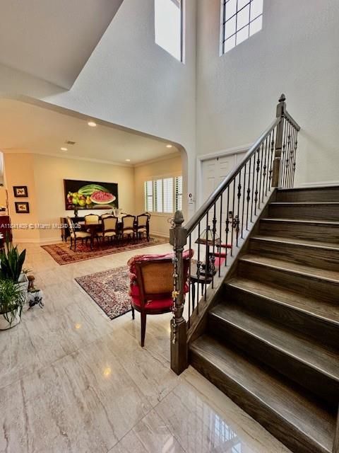 Dining room, Interior, Recessed Lighting