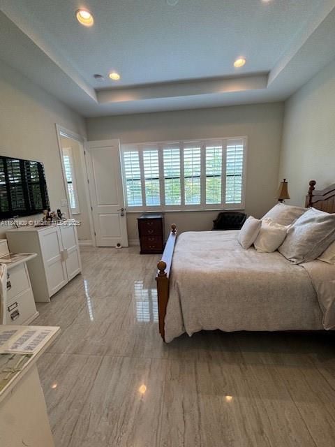 Bedroom, Interior, Marble, Recessed Lighting