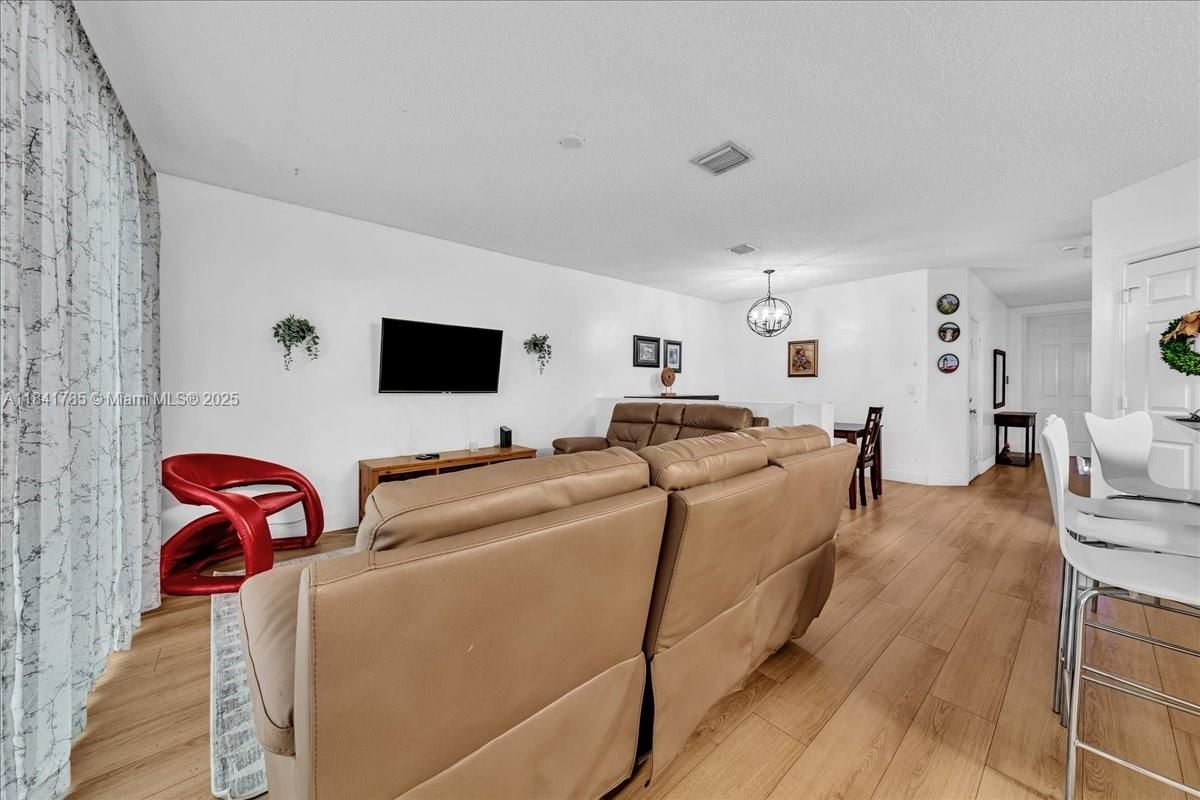 Dining room, Interior, Living room, Pendant Lights, Wood Texture Flooring