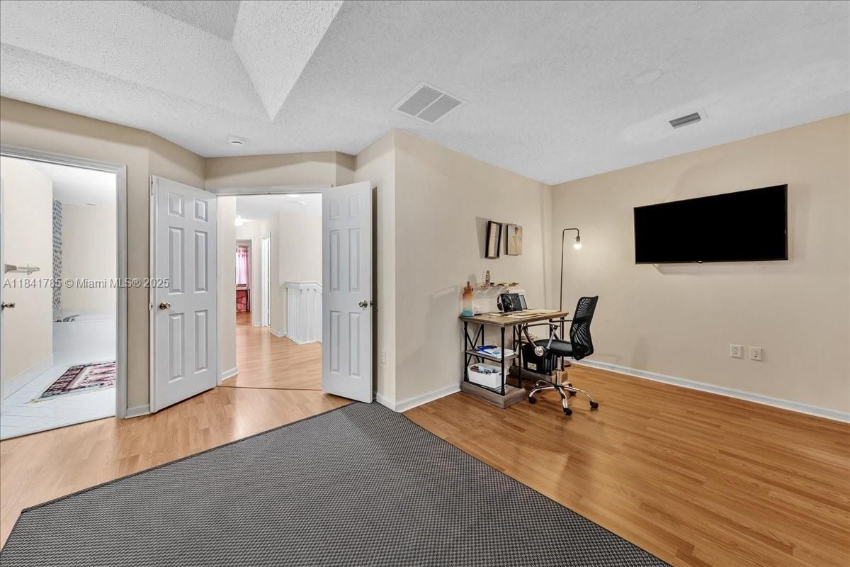 Home Office, Interior, Wood Texture Flooring