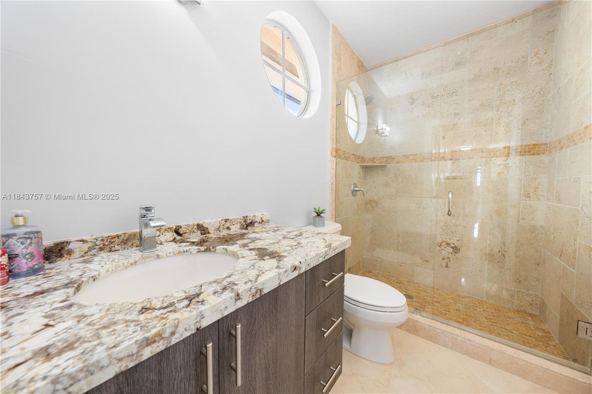 Bathroom, Glass Shower, Interior