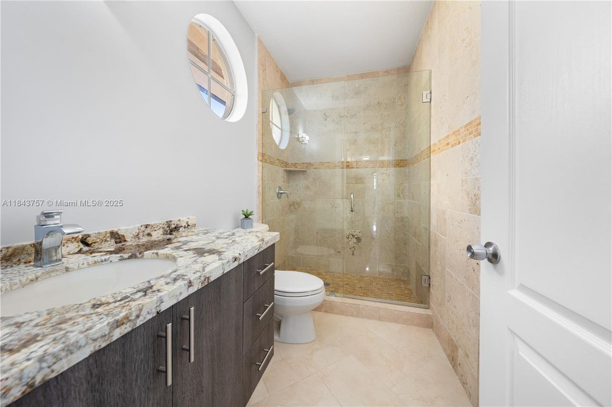 Bathroom, Glass Shower, Interior