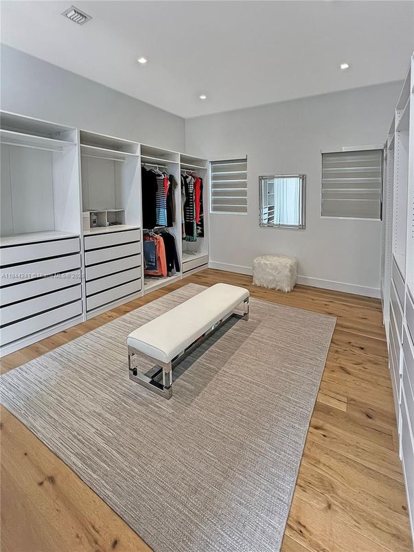 Interior, Recessed Lighting, Walk-in Closets, Wood Texture Flooring