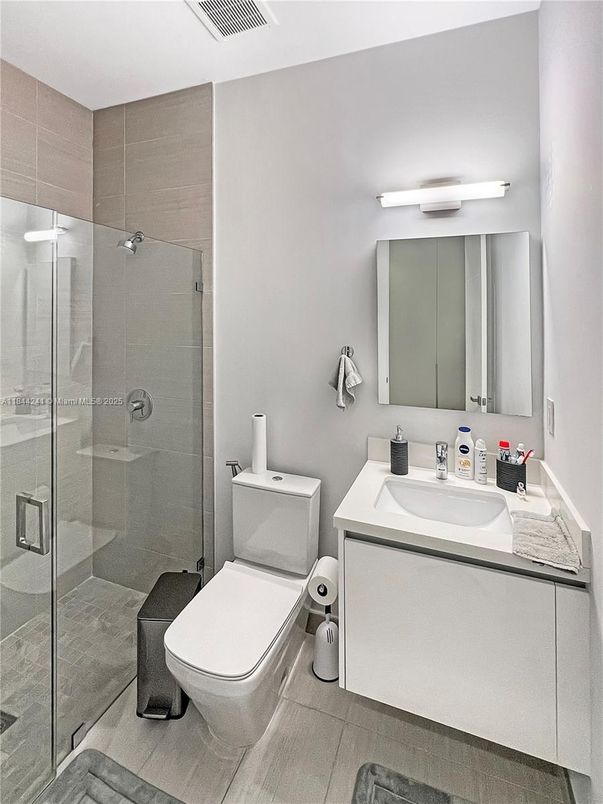 Bathroom, Glass Shower, Interior